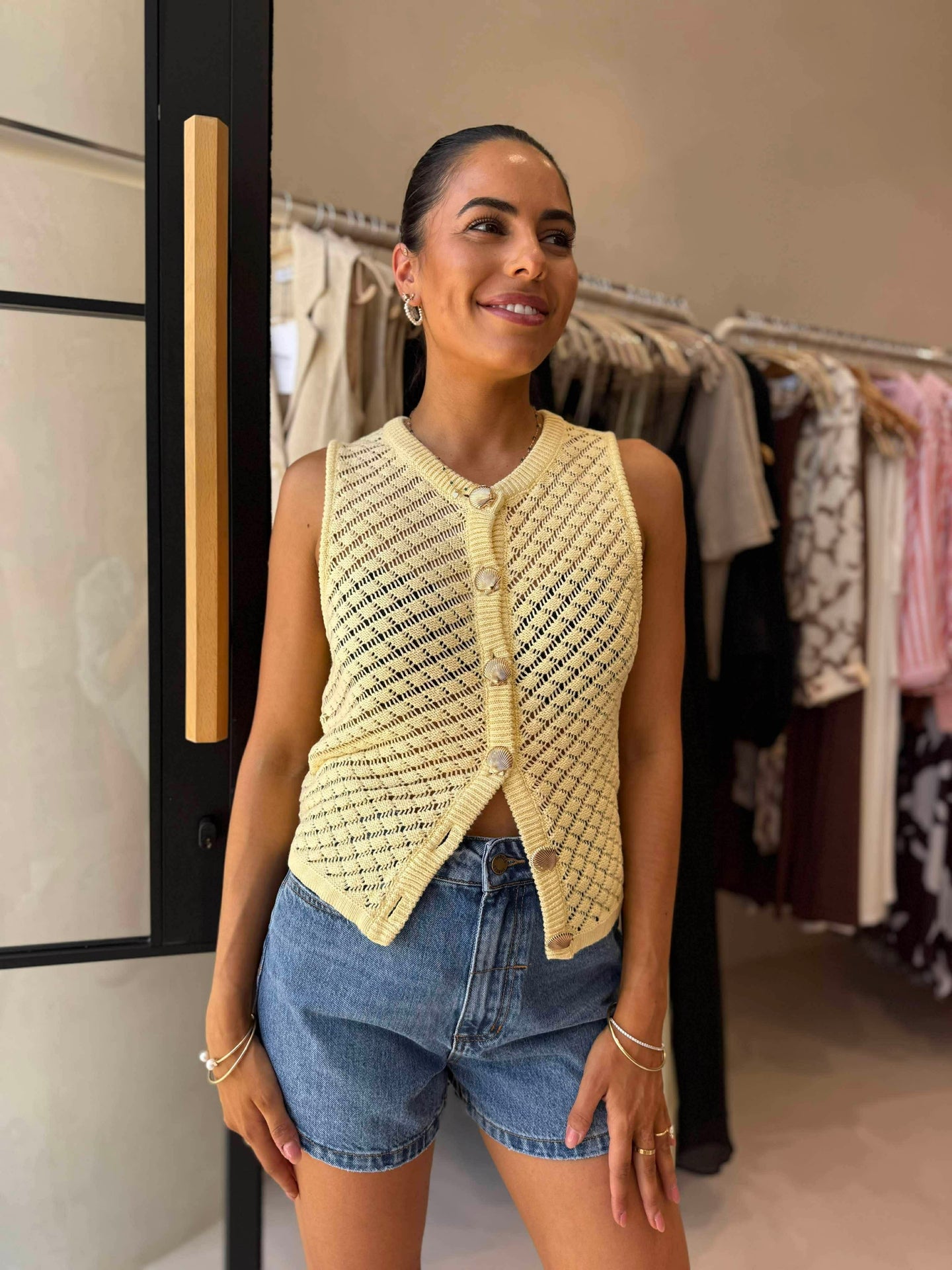 ABIGAIL CROCHET TOP