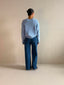 IVY KNIT JUMPER- OCEAN BLUE