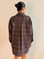 BROWN CHECK SHIRT