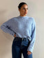 IVY KNIT JUMPER- OCEAN BLUE