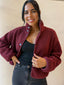 KATYA CROP SHERPA JACKET