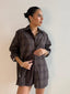 BROWN CHECK SHIRT