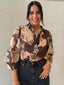 LELA SHIRT - BROWN FLORAL