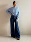 IVY KNIT JUMPER- OCEAN BLUE