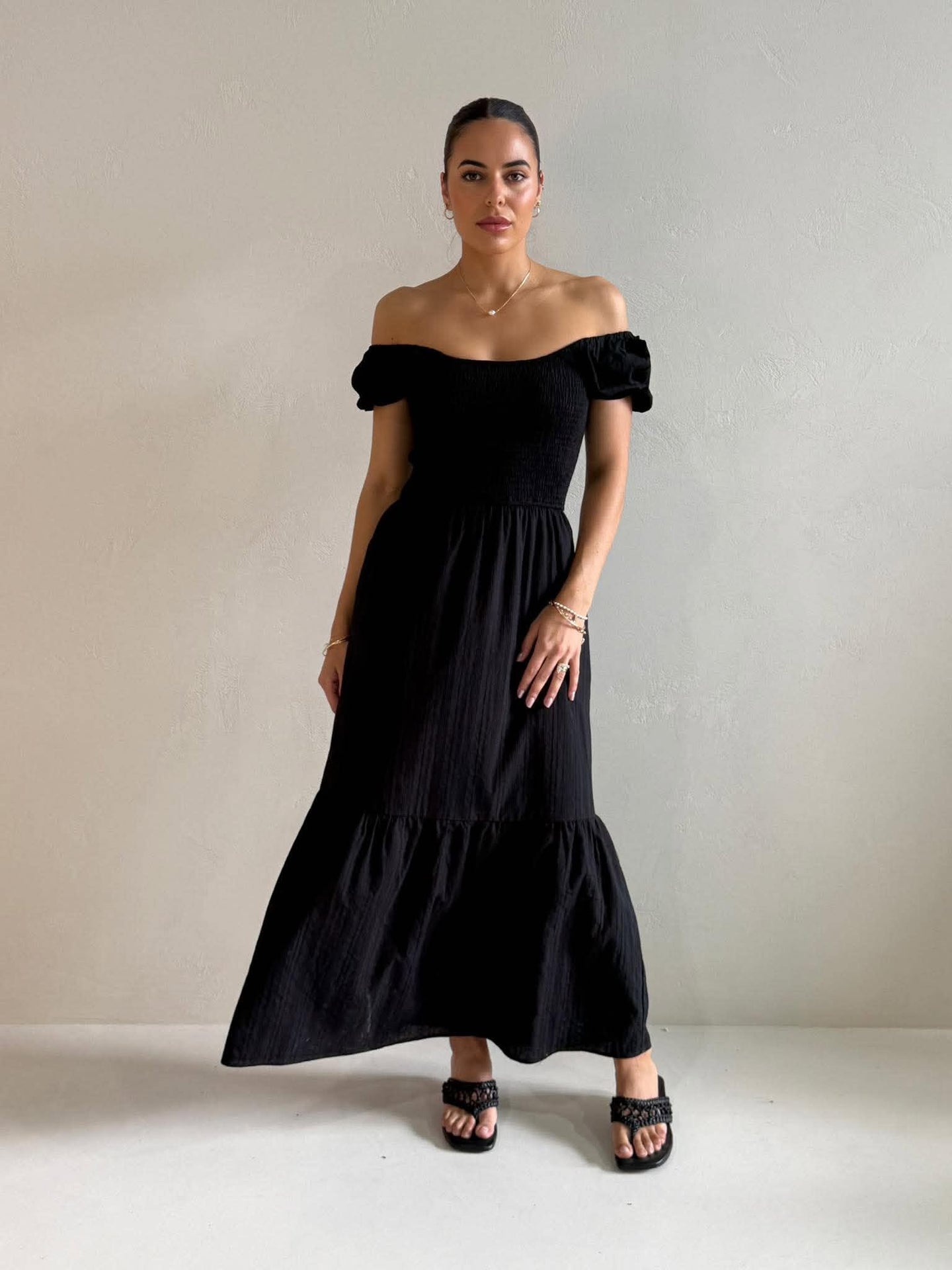 NYXIE MAXI DRESS- BLACK