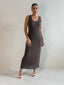 LEONIE TANK MAXI DRESS-CHOC