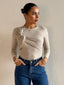 EDIE BODYSUIT- ALMOND