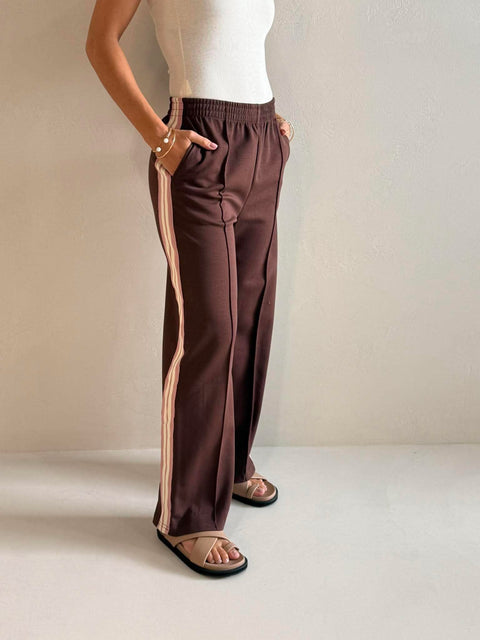 PINK RACER STRIPE PANT