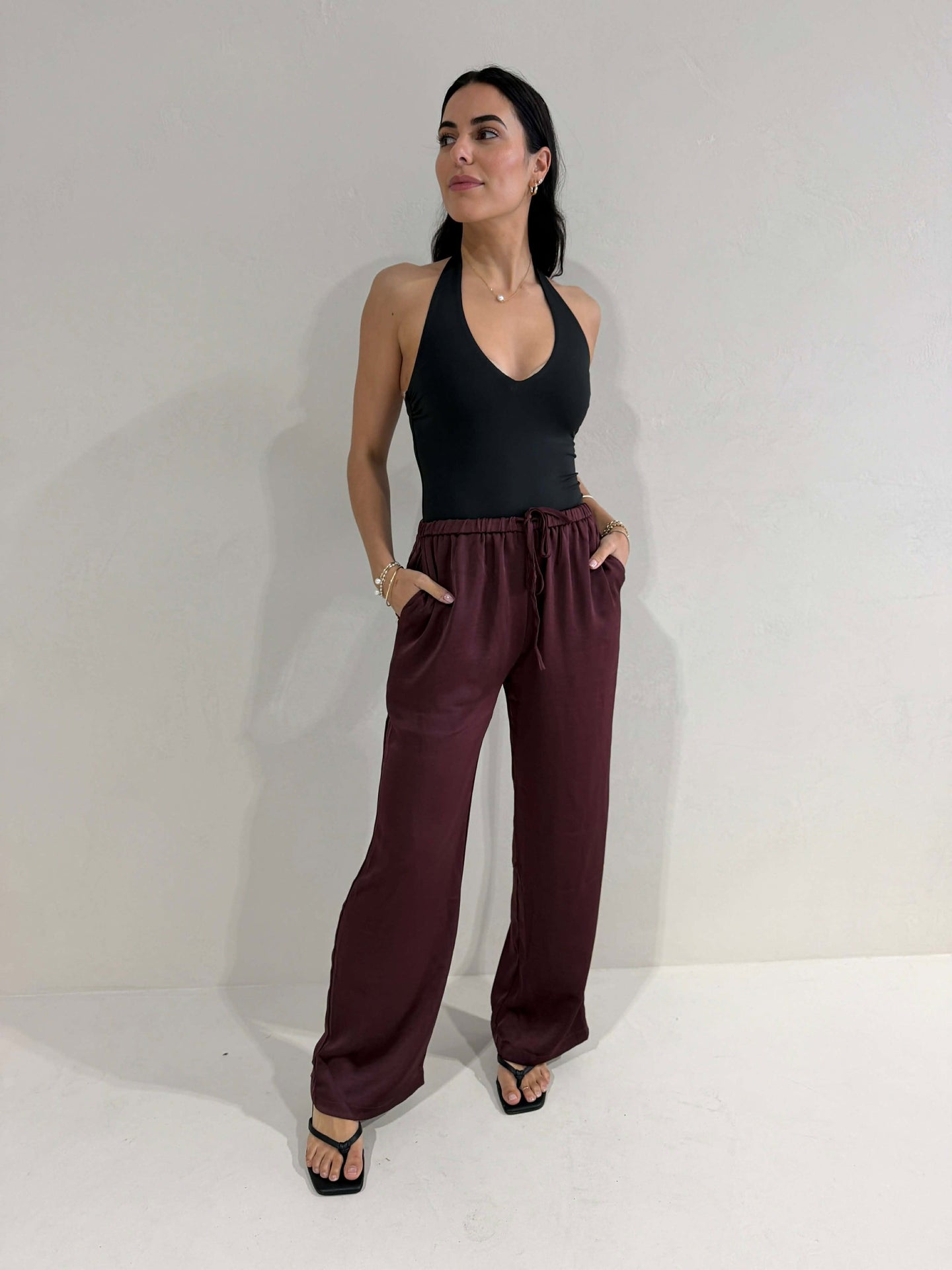 TAYLOR SATIN PANT