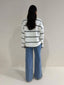 CINDY STRIPE RUGBY TOP