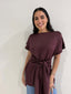 TAYLOR SATIN BLOUSE