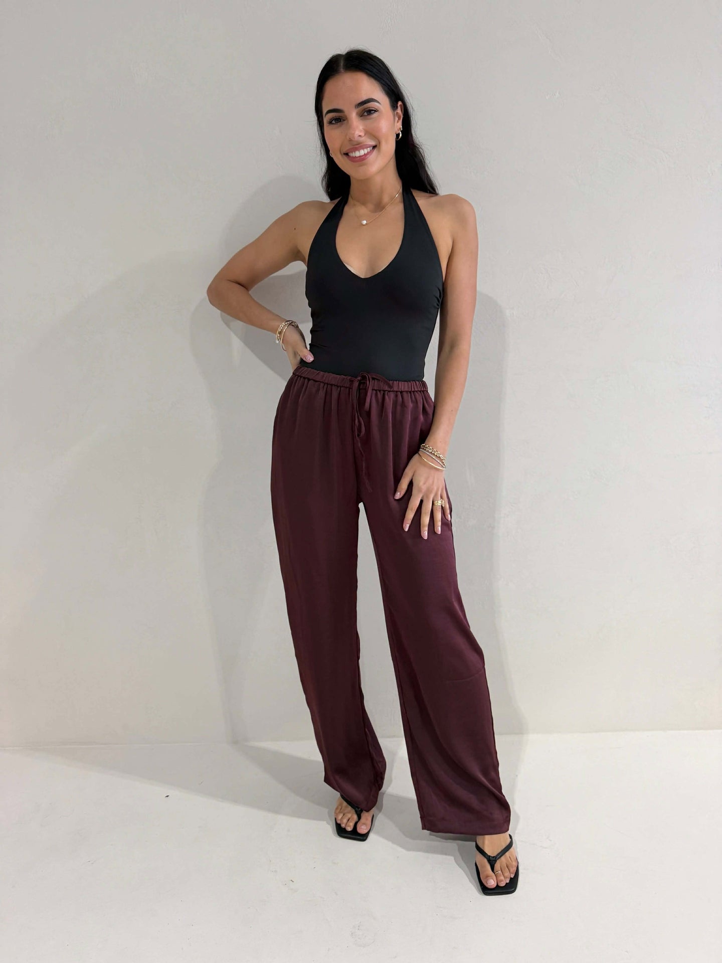 TAYLOR SATIN PANT