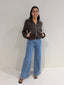 THE BELLE PU BOMBER - CHOC