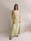 BRANDY MAXI DRESS - PISTACHIO