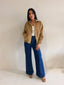 BAMBI CORD BOMBER -TAN