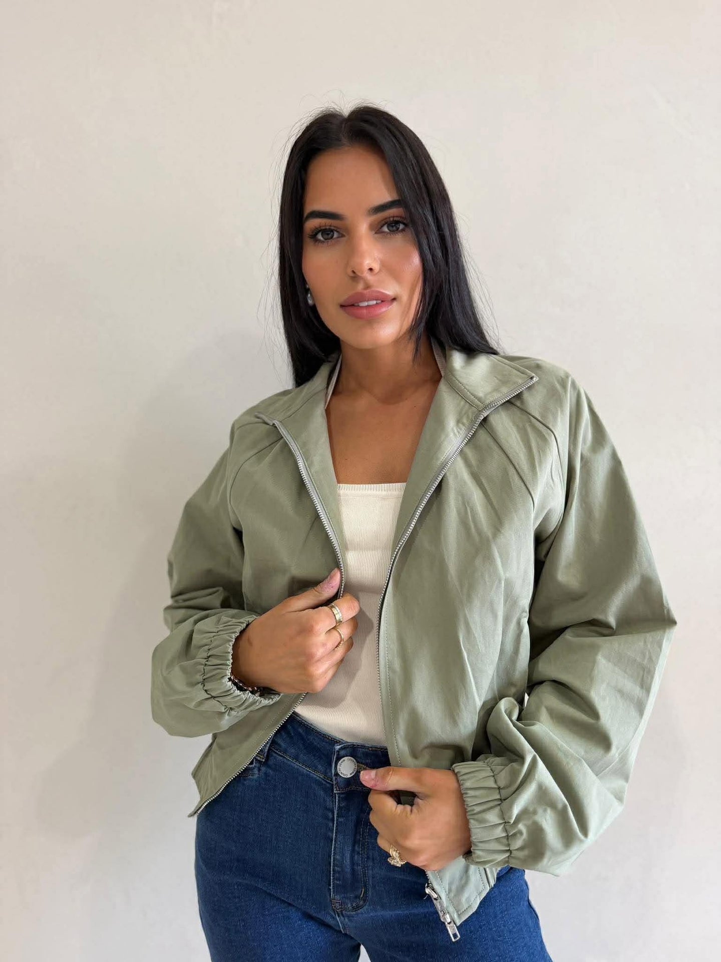 SANTOS JACKET-SAGE