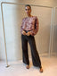TIANA BLOUSE - ABSTRACT ROSE GOLD