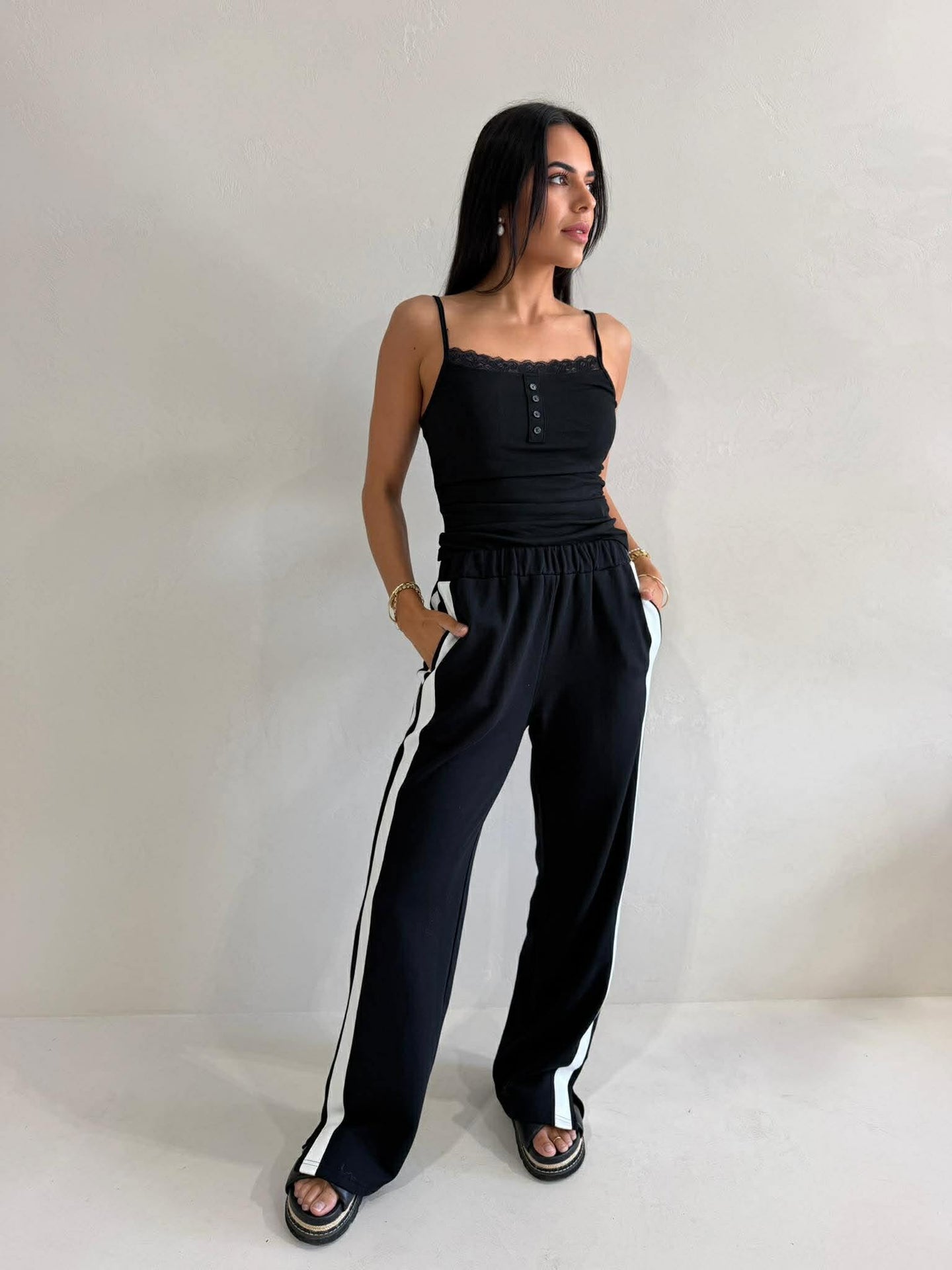 THE MARLEY PANTS-BLACK