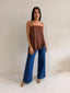 ELLEN TOP- BROWN