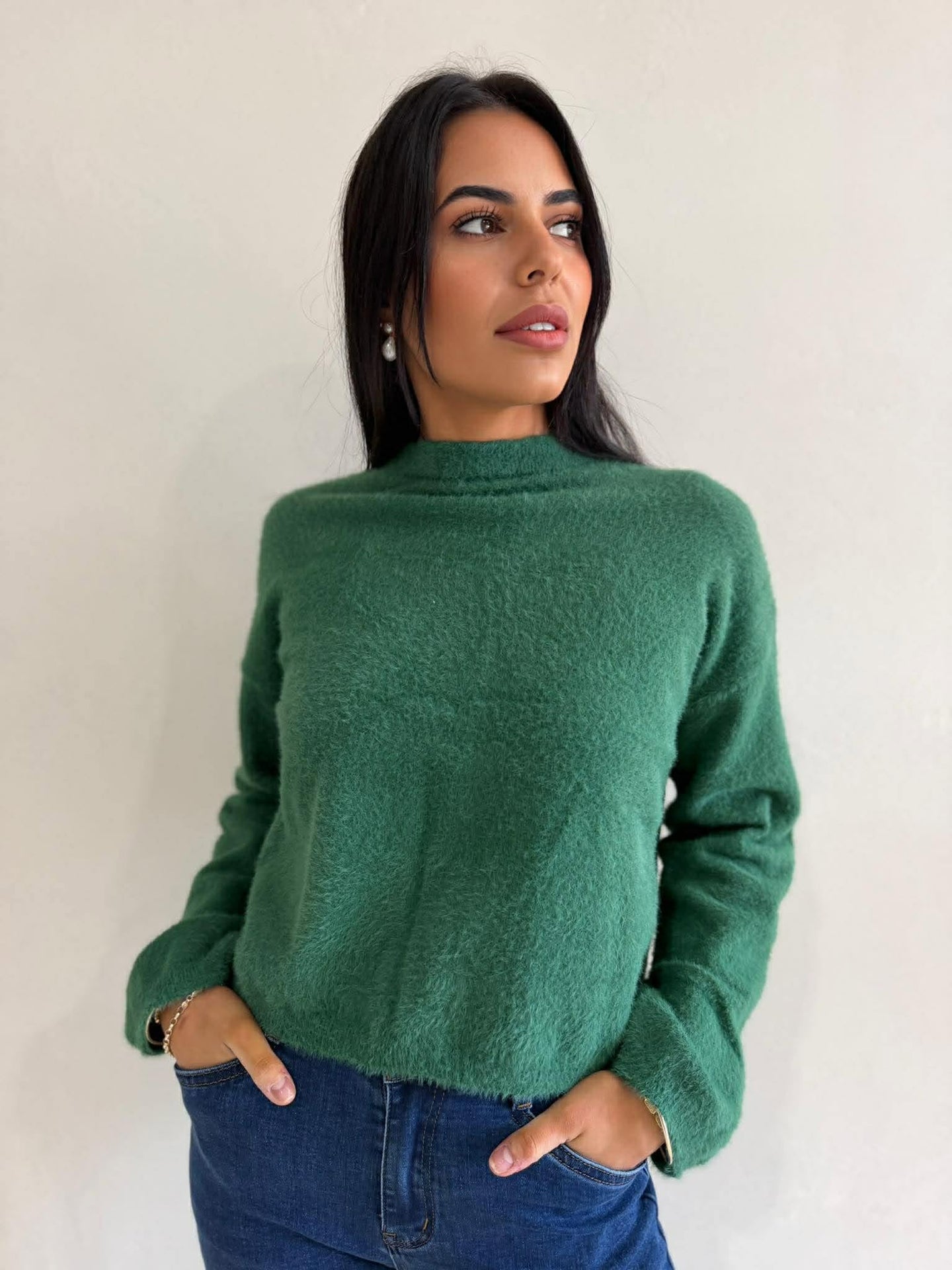 DANNI KNIT - FORREST GREEN