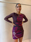 LIMA MINI DRESS- CHERRY FLORAL