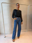 TIANA BLOUSE - SPOTTED BLACK