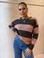 JOSIE KNIT- CHOC ROSE