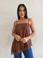 ELLEN TOP- BROWN