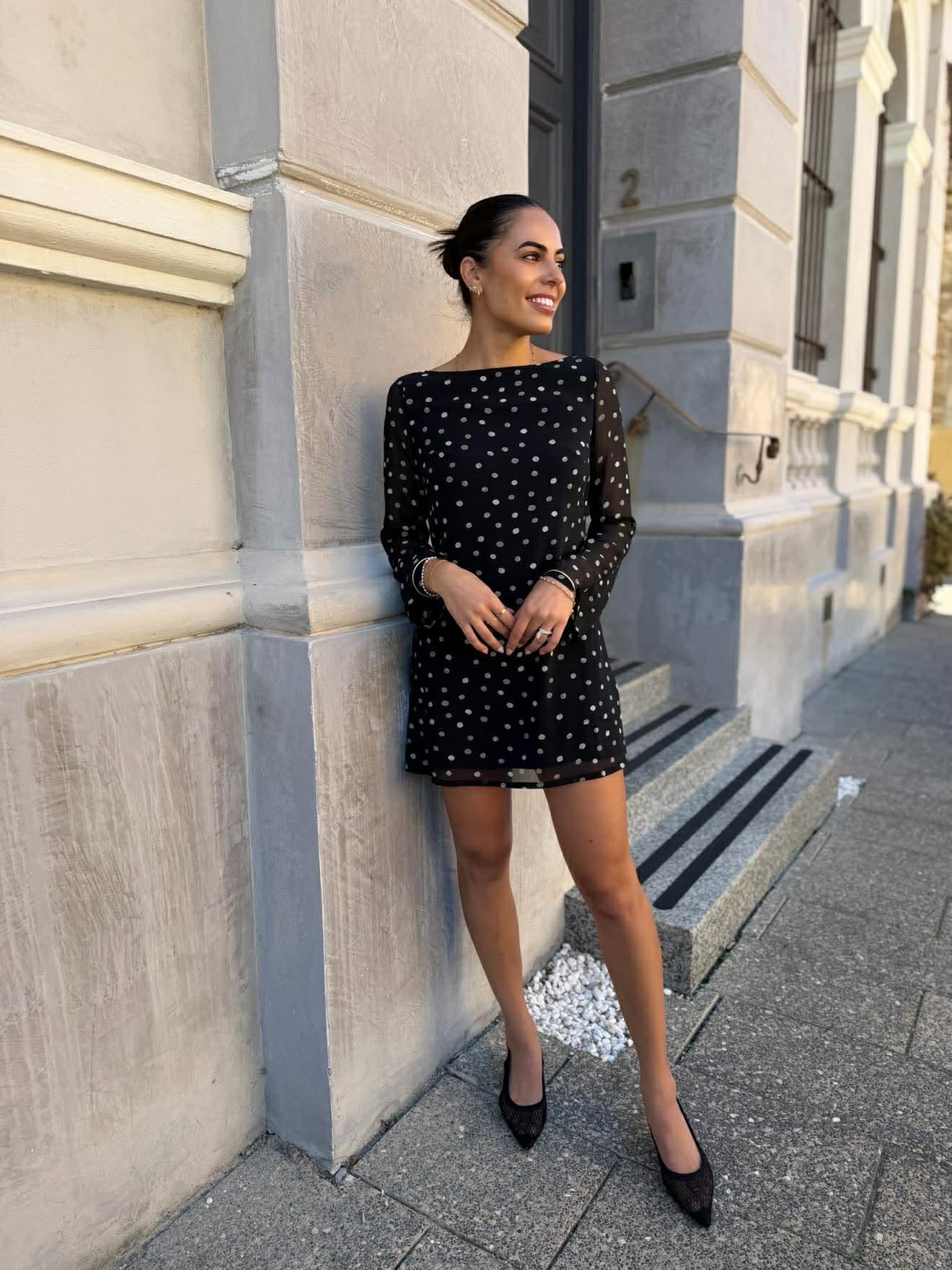 GRACE LONG SLEEVE MINI