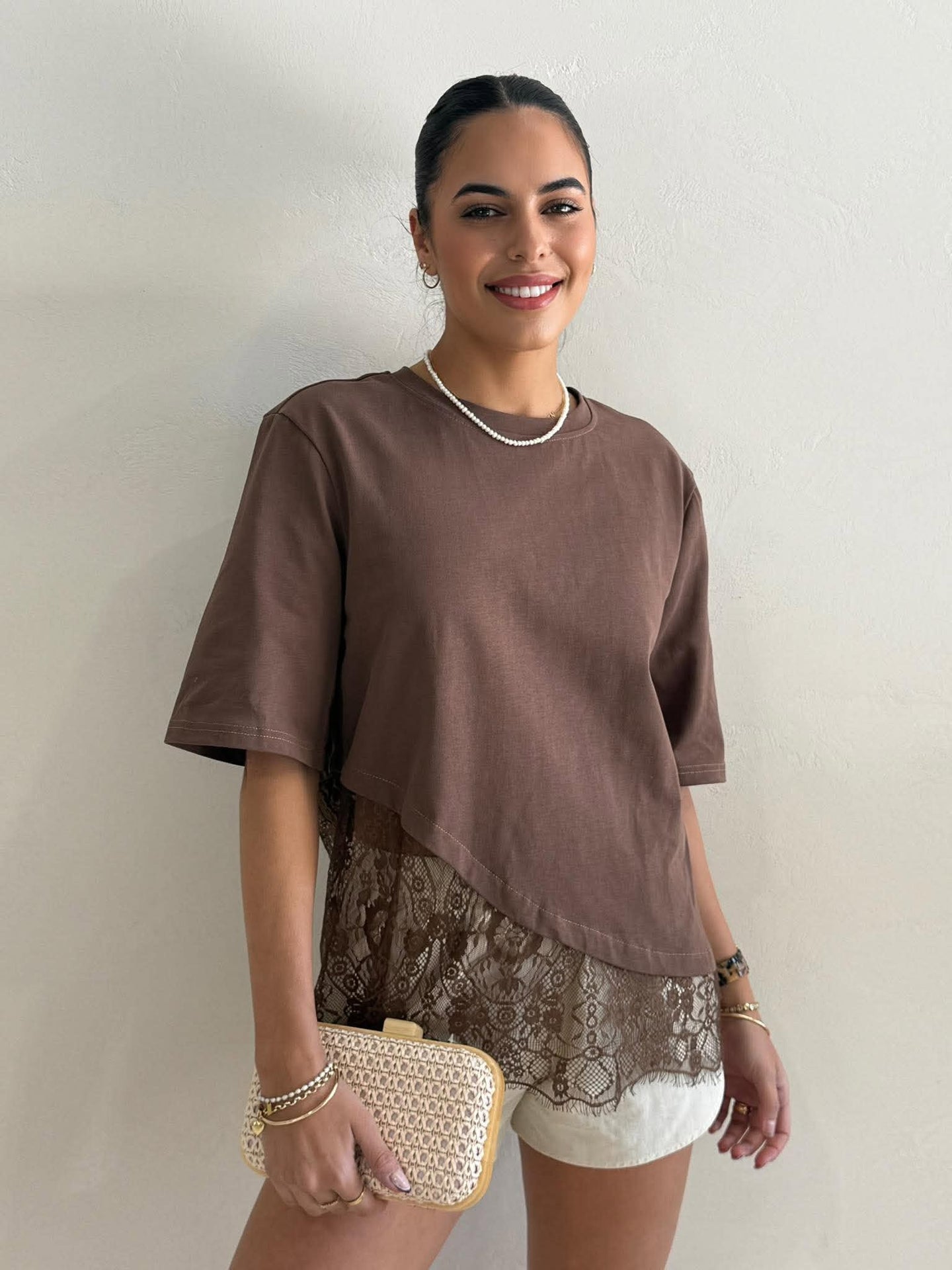 BRONNY LACE TEE