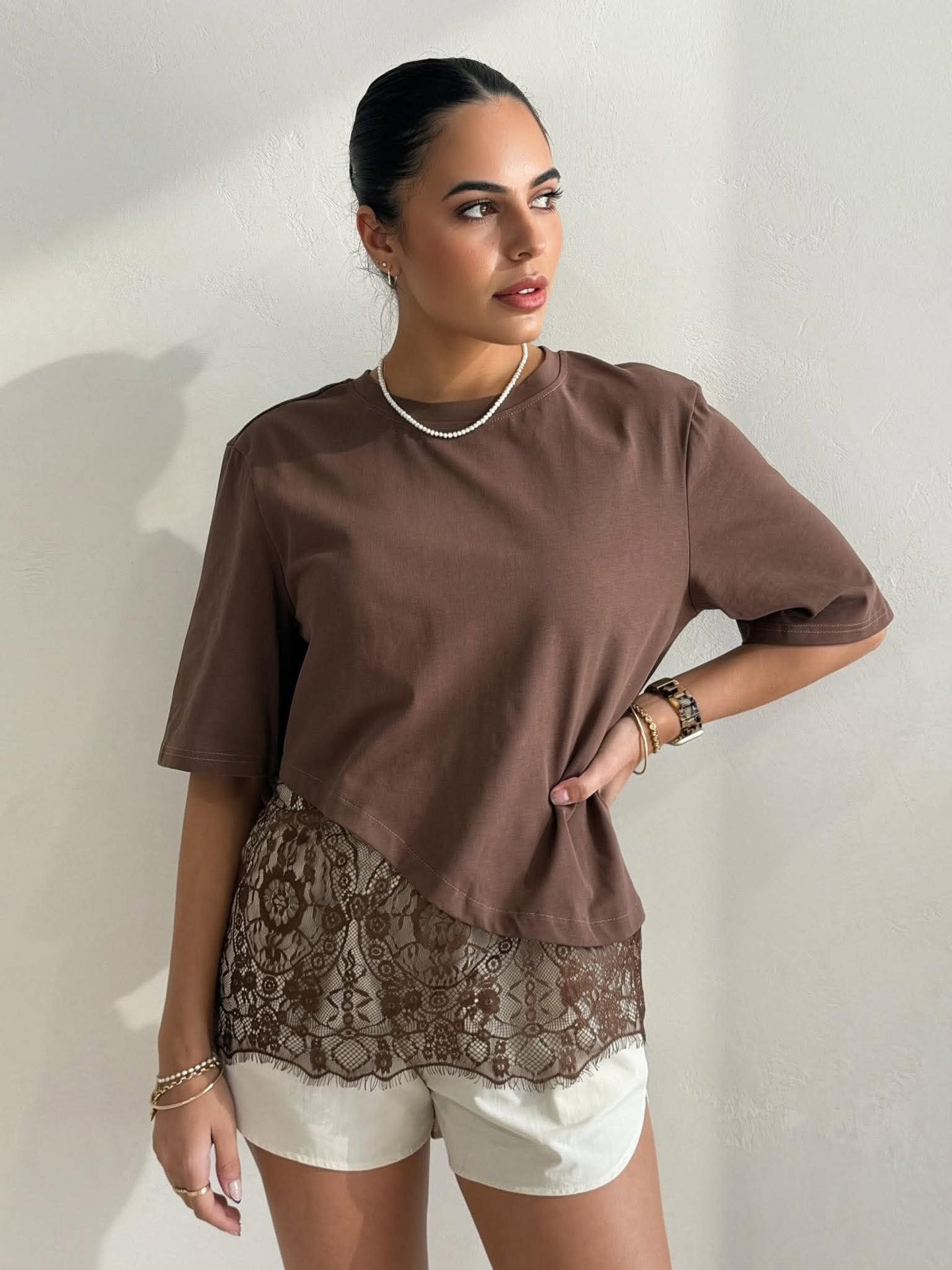 BRONNY LACE TEE