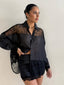 DUSK LS SHIRT - BLACK