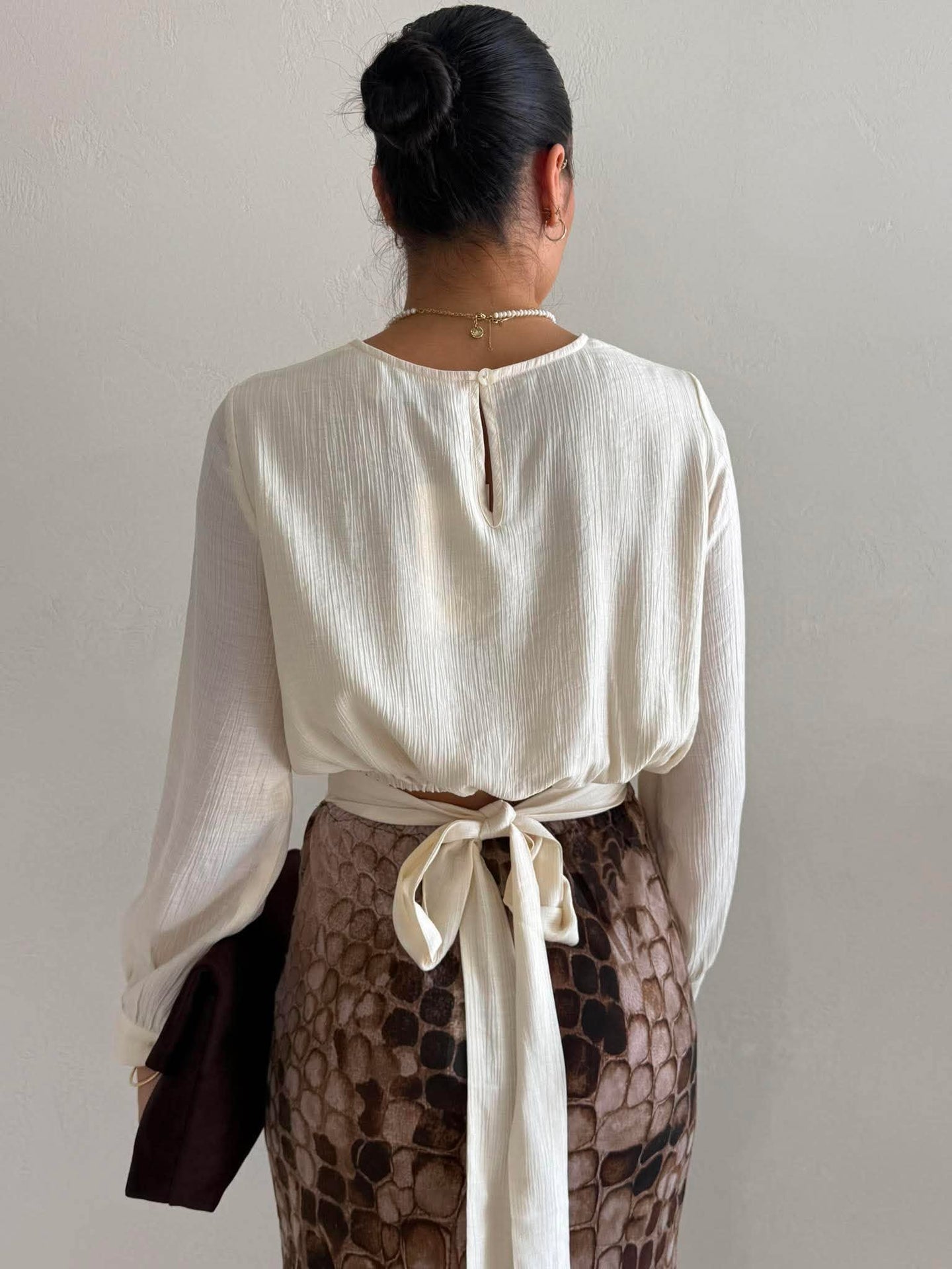 TIANA BLOUSE - CREAM