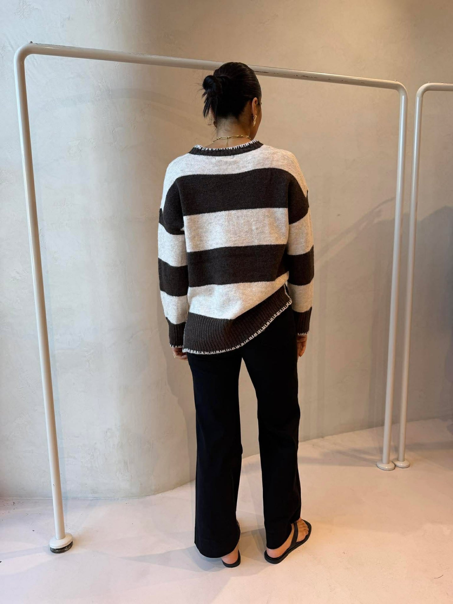 JOSIE KNIT- CHOC PEARL