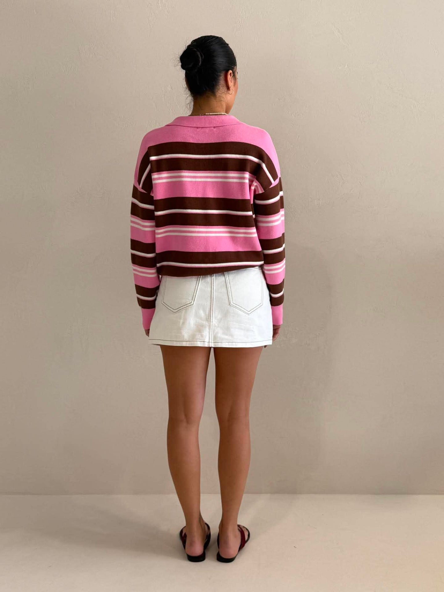 LENNI MINI SKORT- VINTAGE WHITE