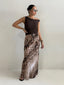 KYLIE OFF SHOULDER TOP- BROWN