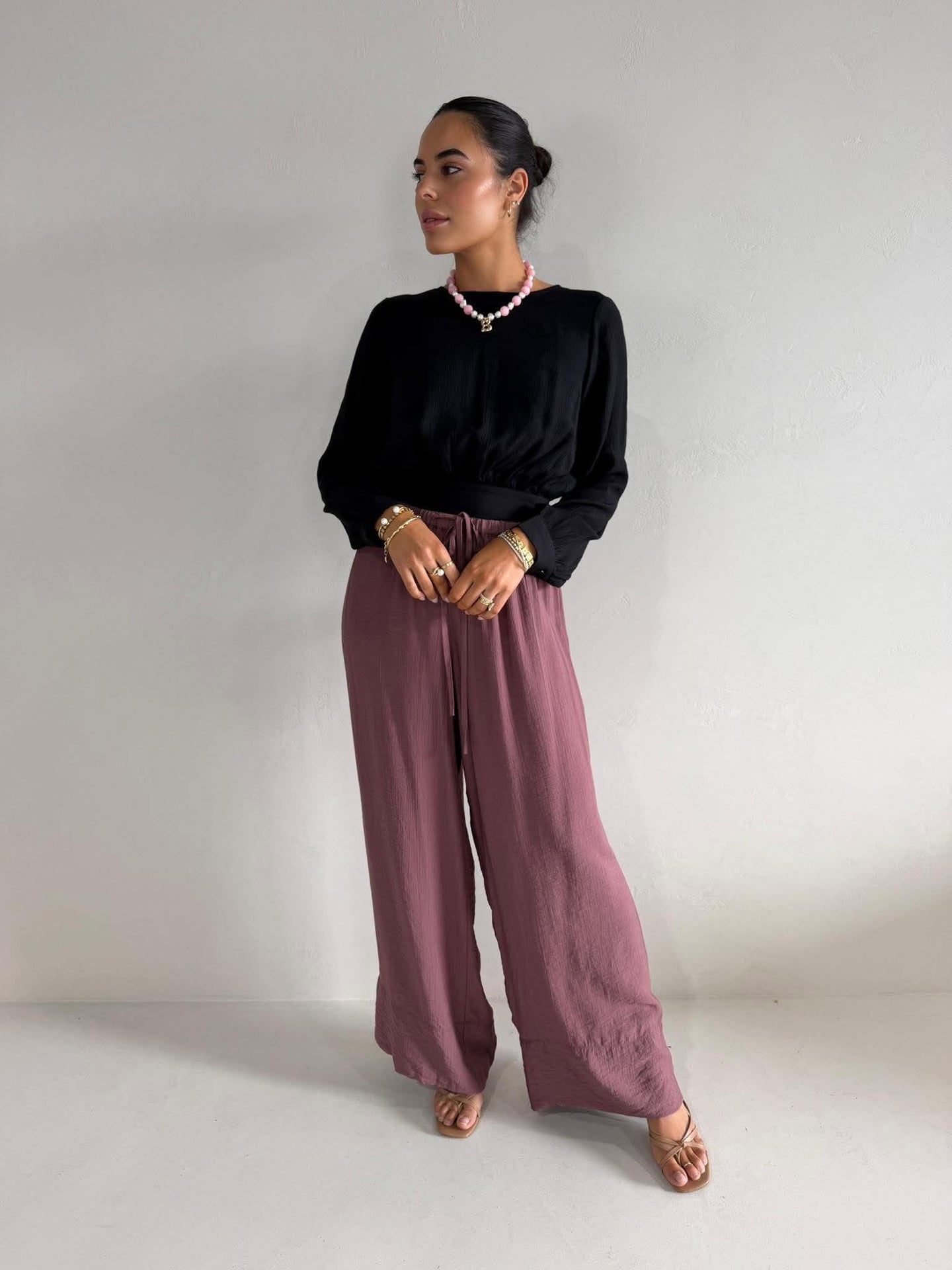 TIANA BLOUSE - BLACK