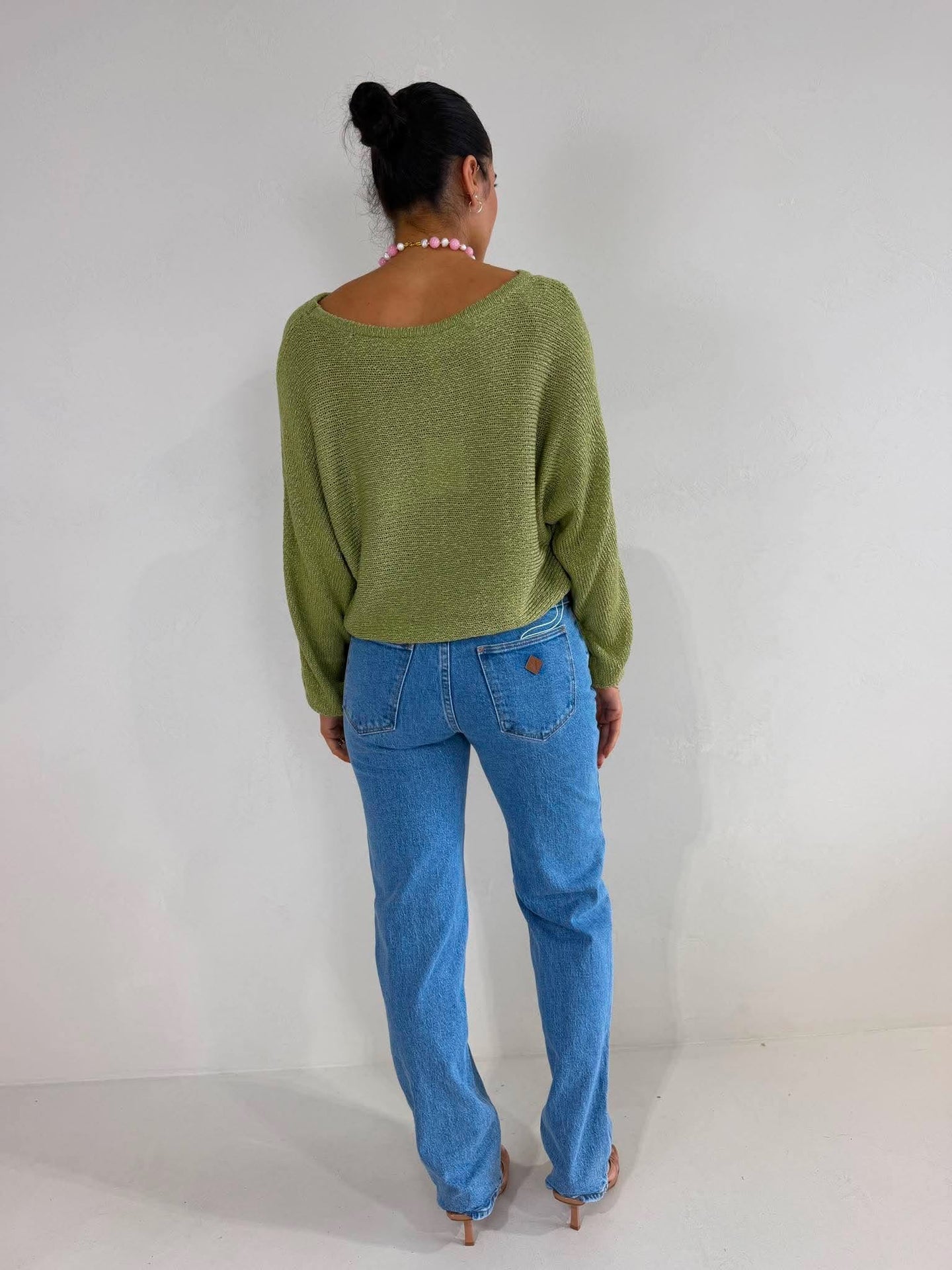 TAPE BOAT KNIT - SAGE