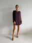 GRACE LONG SLEEVE MINI-PLUM