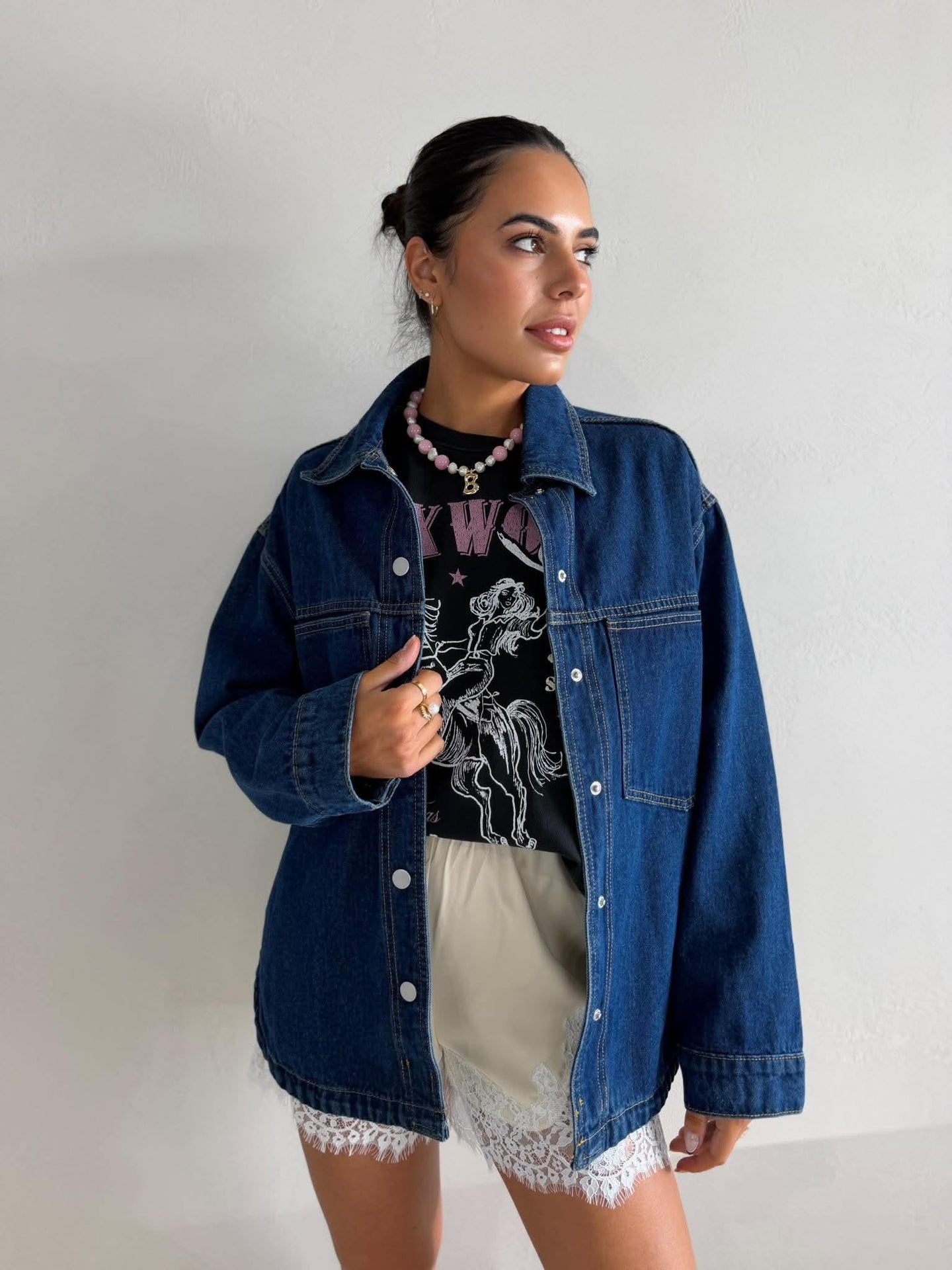 COLETTE DENIM SHACKET