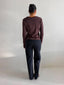 LARA LONG SLEEVE TOP- CHOC