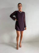 GRACE LONG SLEEVE MINI-PLUM