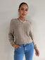 TAPE BOAT KNIT - MOCHA MARL