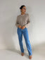 TAPE BOAT KNIT - MOCHA MARL