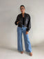 LUXE BOMBER JACKET CHOCOLATE