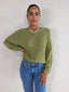TAPE BOAT KNIT - SAGE
