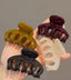 FLEUR HAIR CLAW - CLEAR OLIVE