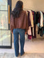 ZAKNI JACKET -BROWN