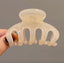 FLEUR HAIR CLAW - CLEAR PEARL
