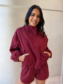 OMA RUN SHORT-CHERRY PLUM